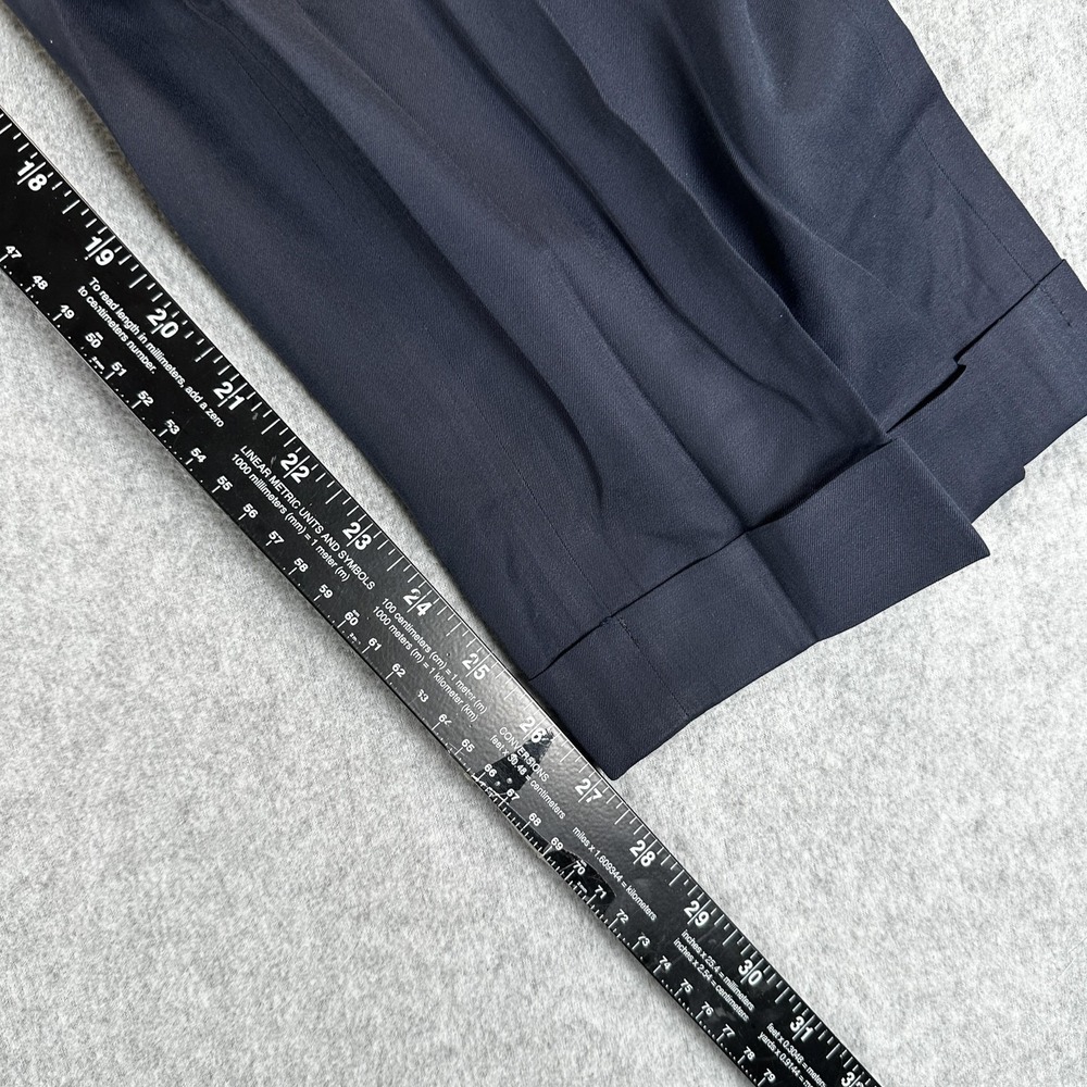 Ermenegildo Zegna Suit Blazer Pants Mens 44 36x27 Blue Wool 2 Piece Italy - Picture 12 of 16